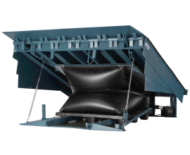 Rampa de muelle accionado por aire