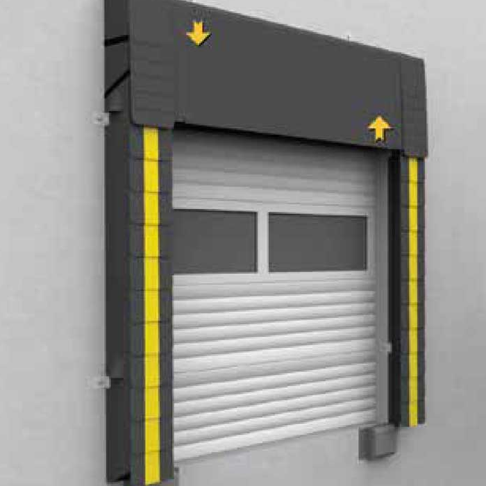 Sello de Andén Cabezal Cortina Ajustable Pull-Cord